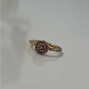 Pandora Gold and Silver Ring Timeless Elegance